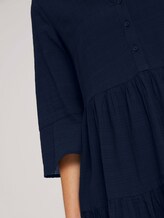 Babydoll Minikleid mit Bio-Baumwolle - Frauen - Sky Captain Blue Babydoll Minikleid mit Bio-Baumwolle - Frauen - Sky Captain Blue - 10 - TOM TAILOR Denim