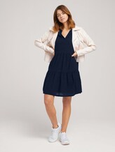 Babydoll Minikleid mit Bio-Baumwolle - Frauen - Sky Captain Blue Babydoll Minikleid mit Bio-Baumwolle - Frauen - Sky Captain Blue - 3 - TOM TAILOR Denim