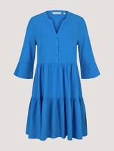 Babydoll Minikleid mit Bio-Baumwolle - Frauen - mid blue Babydoll Minikleid mit Bio-Baumwolle - Frauen - mid blue - 7 - TOM TAILOR Denim
