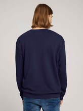 strukturiertes Sweatshirt - Männer - Sky Captain Blue strukturiertes Sweatshirt - Männer - Sky Captain Blue - 2 - TOM TAILOR Denim