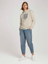 Hoodie mit Bio-Baumwolle - Männer - Soft Beige Solid Hoodie mit Bio-Baumwolle - Männer - Soft Beige Solid - 3 - TOM TAILOR Denim