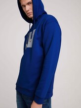 Hoodie mit Bio-Baumwolle - Männer - Shiny Royal Hoodie mit Bio-Baumwolle - Männer - Shiny Royal - 5 - TOM TAILOR Denim