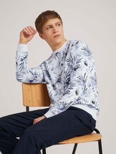 gemustertes Sweatshirt - Männer - white navy thistle print gemustertes Sweatshirt - Männer - white navy thistle print - 5 - TOM TAILOR Denim