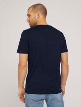 Basic T-Shirt - Männer - Dark Blue Basic T-Shirt - Männer - Dark Blue - 2 - TOM TAILOR