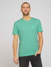 Basic T-Shirt - Männer - lucite green Basic T-Shirt - Männer - lucite green - 1 - TOM TAILOR