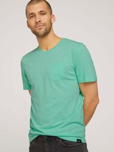 Basic T-Shirt - Männer - lucite green Basic T-Shirt - Männer - lucite green - 5 - TOM TAILOR