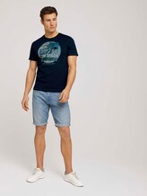 T-Shirt mit Print - Männer - Dark Blue T-Shirt mit Print - Männer - Dark Blue - 3 - TOM TAILOR