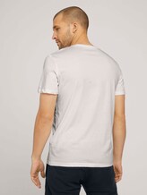 T-Shirt mit Print - Männer - Off White T-Shirt mit Print - Männer - Off White - 2 - TOM TAILOR