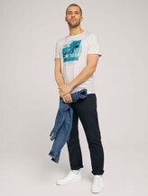 T-Shirt mit Print - Männer - Off White T-Shirt mit Print - Männer - Off White - 3 - TOM TAILOR
