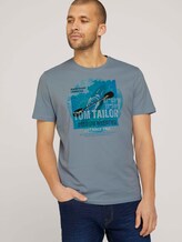 T-Shirt mit Print - Männer - Yonder Blue T-Shirt mit Print - Männer - Yonder Blue - 5 - TOM TAILOR