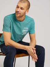 gestreiftes T-Shirt - Männer - lucite green fine stripe gestreiftes T-Shirt - Männer - lucite green fine stripe - 5 - TOM TAILOR