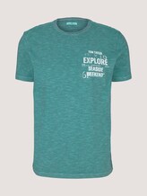 gestreiftes T-Shirt - Männer - lucite green fine stripe gestreiftes T-Shirt - Männer - lucite green fine stripe - 7 - TOM TAILOR