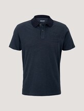 gestreiftes Poloshirt - Männer - dark blue fine stripe gestreiftes Poloshirt - Männer - dark blue fine stripe - 7 - TOM TAILOR