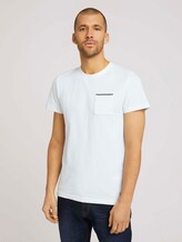 strukturiertes T-Shirt - Männer - Off White strukturiertes T-Shirt - Männer - Off White - 1 - TOM TAILOR
