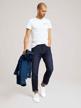 strukturiertes T-Shirt - Männer - Off White strukturiertes T-Shirt - Männer - Off White - 3 - TOM TAILOR
