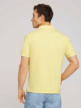 strukturiertes Poloshirt - Männer - pale straw yellow strukturiertes Poloshirt - Männer - pale straw yellow - 2 - TOM TAILOR