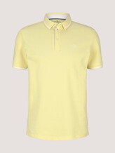 strukturiertes Poloshirt - Männer - pale straw yellow strukturiertes Poloshirt - Männer - pale straw yellow - 7 - TOM TAILOR