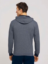 strukturierte Jersey-Jacke - Männer - Dark Blue strukturierte Jersey-Jacke - Männer - Dark Blue - 2 - TOM TAILOR