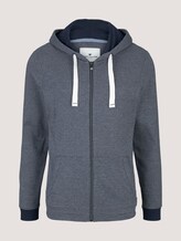 strukturierte Jersey-Jacke - Männer - Dark Blue strukturierte Jersey-Jacke - Männer - Dark Blue - 7 - TOM TAILOR
