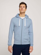 strukturierte Jersey-Jacke - Männer - Yonder Blue strukturierte Jersey-Jacke - Männer - Yonder Blue - 1 - TOM TAILOR