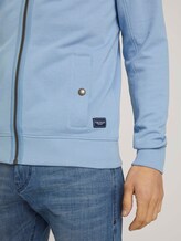 Sweatjacke mit Stehkragen - Männer - Yonder Blue Sweatjacke mit Stehkragen - Männer - Yonder Blue - 10 - TOM TAILOR