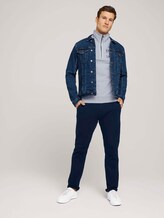 Sweatshirt mit Troyer-Kragen - Männer - Light Stone Grey Melange Sweatshirt mit Troyer-Kragen - Männer - Light Stone Grey Melange - 3 - TOM TAILOR