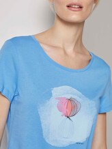 T-Shirt mit Print - Frauen - sea blue T-Shirt mit Print - Frauen - sea blue - 9 - TOM TAILOR
