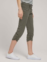 Tapered Relaxed Caprihose - Frauen - Grape Leaf Green Tapered Relaxed Caprihose - Frauen - Grape Leaf Green - 11 - TOM TAILOR