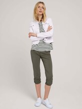 Tapered Relaxed Caprihose - Frauen - Grape Leaf Green Tapered Relaxed Caprihose - Frauen - Grape Leaf Green - 3 - TOM TAILOR