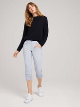 Tapered Relaxed Caprihose - Frauen - Thin Stripe Pants Tapered Relaxed Caprihose - Frauen - Thin Stripe Pants - 3 - TOM TAILOR