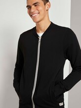 Basic Bomber Sweatjacke - Männer - Black Basic Bomber Sweatjacke - Männer - Black - 9 - TOM TAILOR Denim