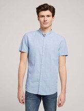 strukturiertes Hemd - Männer - light blue white fil a fil strukturiertes Hemd - Männer - light blue white fil a fil - 1 - TOM TAILOR Denim