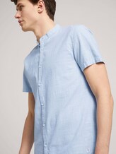 strukturiertes Hemd - Männer - light blue white fil a fil strukturiertes Hemd - Männer - light blue white fil a fil - 9 - TOM TAILOR Denim