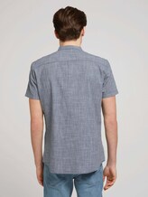 strukturiertes Hemd - Männer - navy white fil a fil strukturiertes Hemd - Männer - navy white fil a fil - 2 - TOM TAILOR Denim