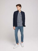 strukturiertes Hemd - Männer - navy white fil a fil strukturiertes Hemd - Männer - navy white fil a fil - 3 - TOM TAILOR Denim
