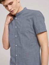 strukturiertes Hemd - Männer - navy white fil a fil strukturiertes Hemd - Männer - navy white fil a fil - 9 - TOM TAILOR Denim