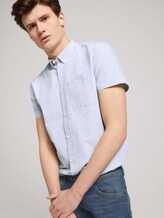 gemustertes Hemd - Männer - blue dot triangle print gemustertes Hemd - Männer - blue dot triangle print - 5 - TOM TAILOR Denim