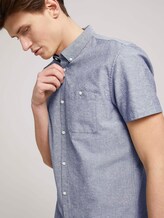gemustertes Hemd - Männer - navy dot triangle print gemustertes Hemd - Männer - navy dot triangle print - 9 - TOM TAILOR Denim