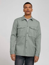 Basic Hemdjacke - Männer - Greyish Shadow Olive Basic Hemdjacke - Männer - Greyish Shadow Olive - 1 - TOM TAILOR Denim