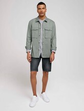 Basic Hemdjacke - Männer - Greyish Shadow Olive Basic Hemdjacke - Männer - Greyish Shadow Olive - 3 - TOM TAILOR Denim