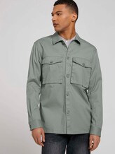 Basic Hemdjacke - Männer - Greyish Shadow Olive Basic Hemdjacke - Männer - Greyish Shadow Olive - 5 - TOM TAILOR Denim