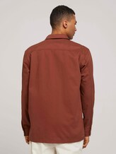 Basic Hemdjacke - Männer - Goji Orange Basic Hemdjacke - Männer - Goji Orange - 2 - TOM TAILOR Denim