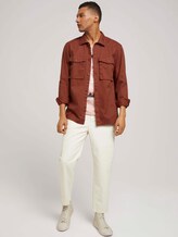 Basic Hemdjacke - Männer - Goji Orange Basic Hemdjacke - Männer - Goji Orange - 3 - TOM TAILOR Denim