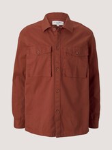Basic Hemdjacke - Männer - Goji Orange Basic Hemdjacke - Männer - Goji Orange - 7 - TOM TAILOR Denim