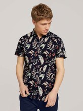 Hemd mit floralem Muster - Männer - navy abstract flower print Hemd mit floralem Muster - Männer - navy abstract flower print - 1 - TOM TAILOR Denim
