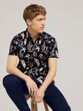 Hemd mit floralem Muster - Männer - navy abstract flower print Hemd mit floralem Muster - Männer - navy abstract flower print - 5 - TOM TAILOR Denim