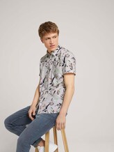 Hemd met bloemenpatroon - Mannen - white abstract flower print Hemd met bloemenpatroon - Mannen - white abstract flower print - 5 - TOM TAILOR Denim