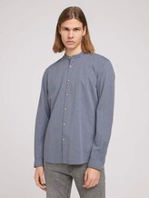Strukturiertes Hemd - Männer - dark blue x dobby Strukturiertes Hemd - Männer - dark blue x dobby - 1 - TOM TAILOR Denim