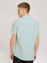 overhemd met korte mouwen en opstaande kraag - Mannen - light mint minimal dobby overhemd met korte mouwen en opstaande kraag - Mannen - light mint minimal dobby - 2 - TOM TAILOR Denim
