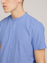 Gemustertes Kurzarmhemd mit Stehkragen - Männer - light blue minimal dobby Gemustertes Kurzarmhemd mit Stehkragen - Männer - light blue minimal dobby - 9 - TOM TAILOR Denim